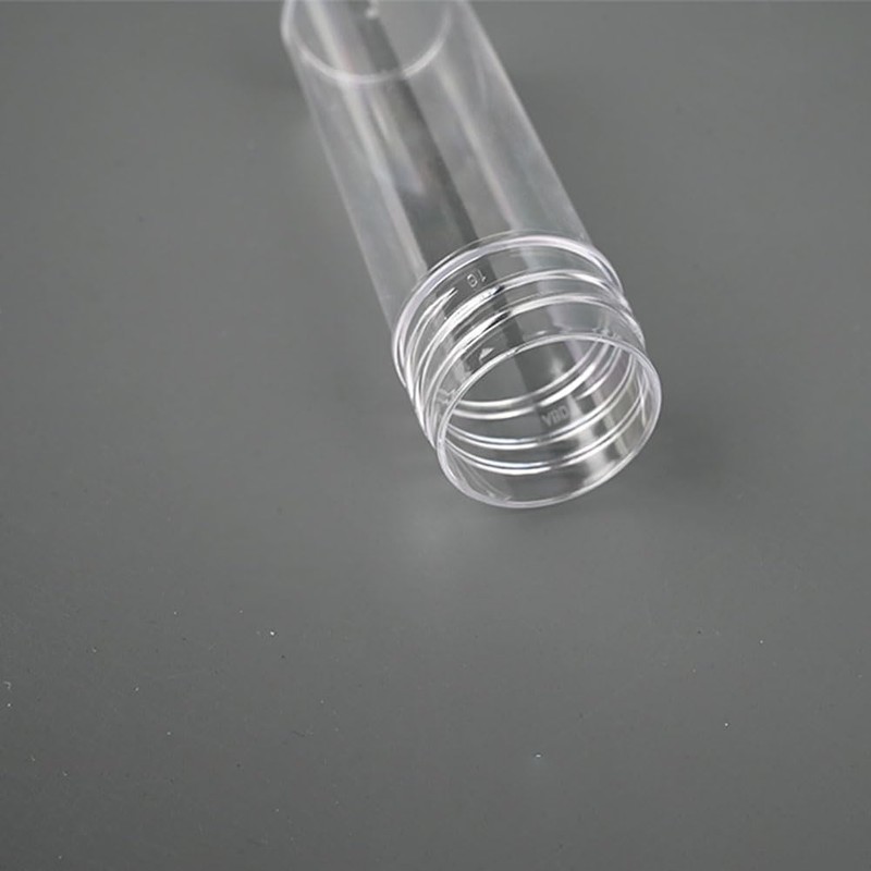 FSSTUD 12pcs 25ml Small Plastic Test Tubes Clear Beads Storage