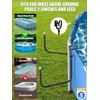 MONMEE 5 Pack Solar Pool Cover Holder, Adjustable Solar Cover