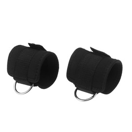 BESPORTBLE 2pcs D Ring Ankle Strap Leg Weights Ankle Weights Padded Ankle Cuffs Gym Ankle Band Cable Kickback Ankle Strap Ankle Training Strap Wrist Wraps for Women Fitness Buckle Curly