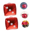 WHAMVOX Cube Dice Balloons 20pcs Game Theme Party Decorations Aluminum