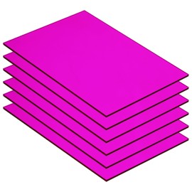 sourcing map 6 Pcs PMMA Acrylic Sheets Colored Transparent 7 x 5Inch Purple Acrylic Sheets for DIY Projects, Art, Crafting, Laser Cutting & Engraving