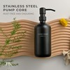 MaisoNovo Soap Dispenser 1-Piece Set | 16.9oz Black Bottles with