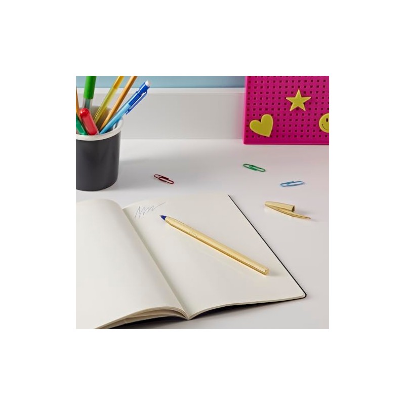 BIC 9213401 Cristal Shine 20 Ballpoint Pens, Elegant Ballpoint Pen