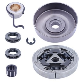 Gubeter Clutch Drum W Sprocket Rim Worm Gear Kit for Stihl Ms361, 1128 007 1000, 1135 160 2050, 1128 647 2400, 9512 933 2380