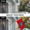 UD_G128 Combo Pack: 5 Ft Tangle Free Spinning Flagpole (Black)