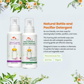 Mommy Care dish soap and natural foaming bottles, pump bottle, milk remover,16.9 fl oz Baby Bottle and Dishwashing Liquid