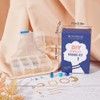 SUNNYCLUE 1 Box DIY 8 Pairs Blue Moon Earrings Making