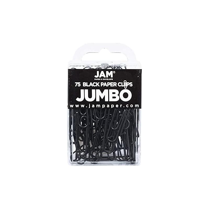JAM PAPER Clips de papel gigantes coloridos – Grande de