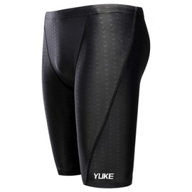 AutoWT Men's Swim Trunks, Athletic Swimming Shorts Men's Sportwear Quick Dry Swimming Board Shorts Beach Swim Shorts Bathing Suits for Men Black