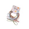OWIEOW Hair Rubber Ring Rubber Knotless Inner Diameter Set of