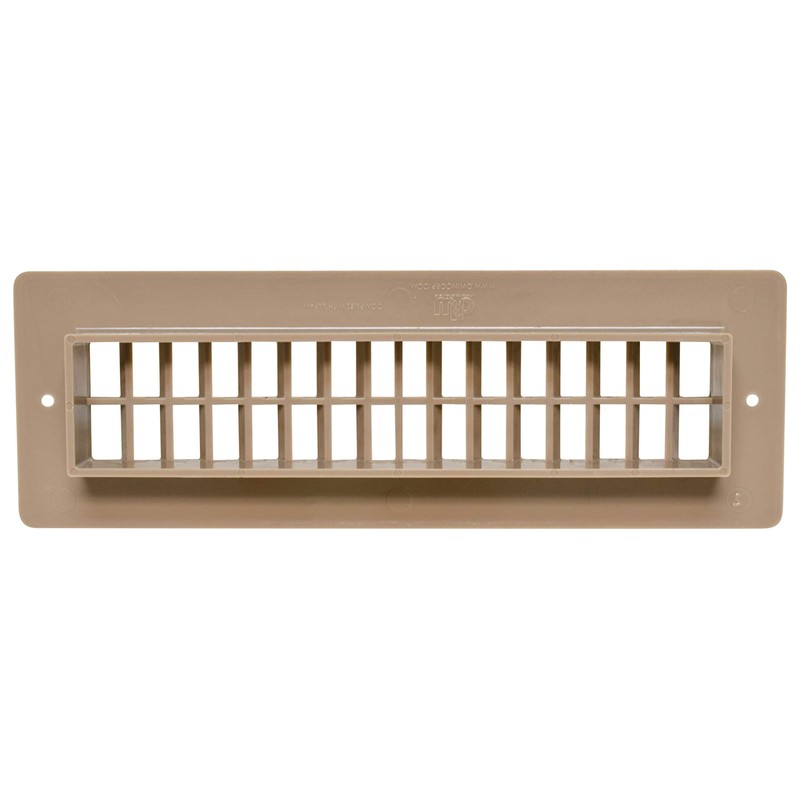 Valterra A10-3365VP Light Brown Heat and A/C Floor Register (2-1/4"