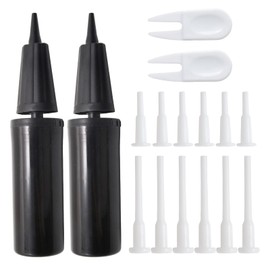 Yinluluna 16Pcs Hand Air Ball Pump Set Yoga Ball Inflator Pump with Plug Removers & Air Plugs, Ideal for Exercise Fitness and Inflatable Balls, Swimming Ring, Balloons