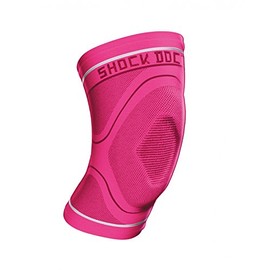 Shock Doctor Knit Knee Sleeve With Gel Support Pink L