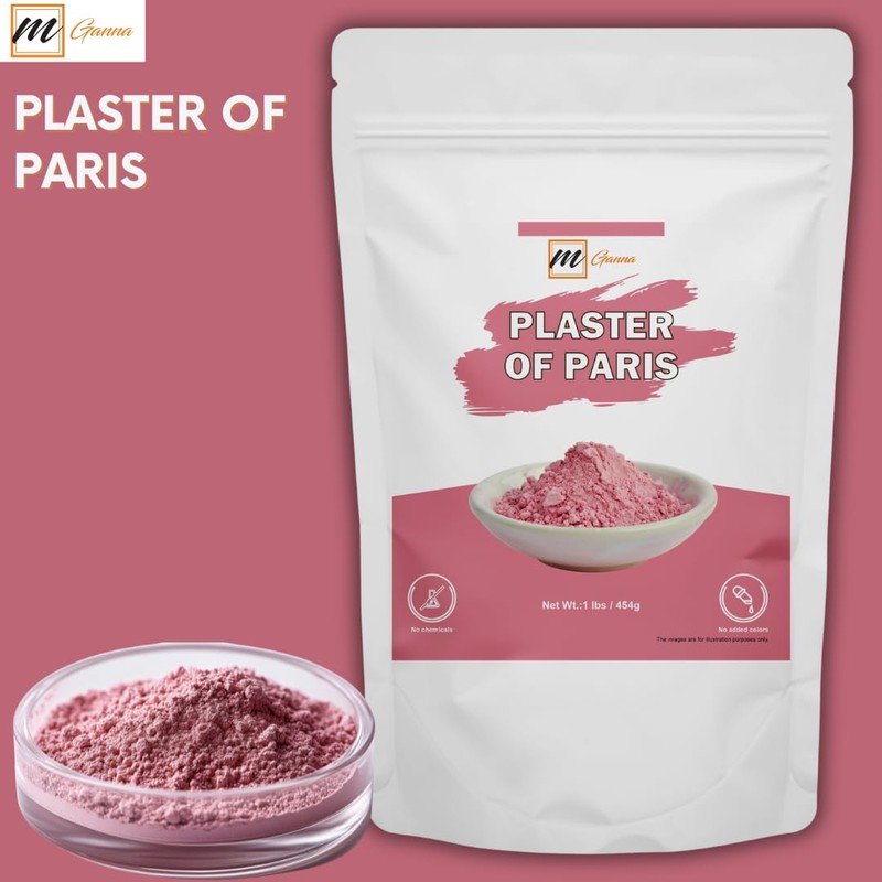 mGanna Pink Plaster of Paris (POP) 908 g / 2