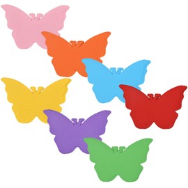 Paper Butterflies Decoration, Paper Cutouts for Classroom, Children's Room Party, Pack of 35 Colourful Butterflies Cut-Outs, Decoration for Pin Board, Easter, Spring, Summer Party