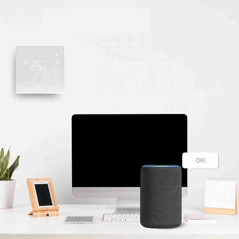 WiFi Smart Thermostat Temperature Controller Weekly Programmable Supports Touch Control/