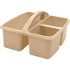 Teacher Created Resources Plastic Storage Caddy, Light Brown