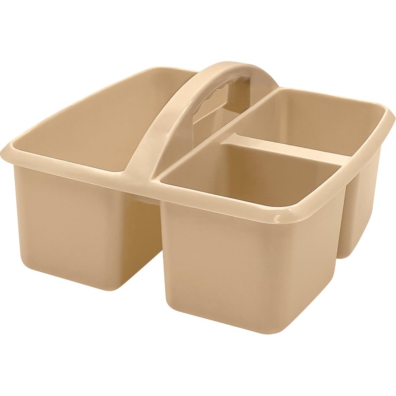 Teacher Created Resources Plastic Storage Caddy, Light Brown