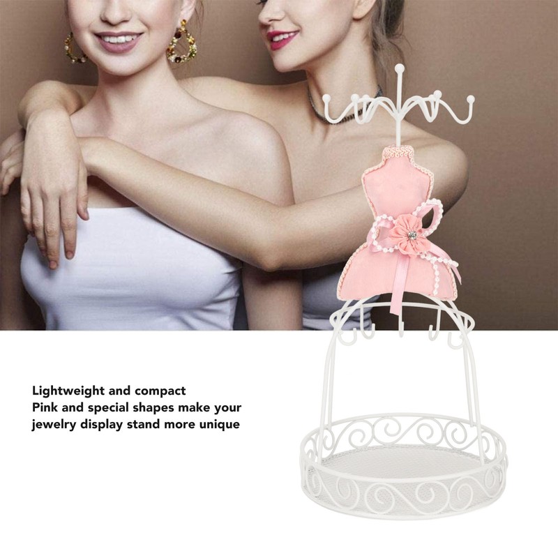 Jewelry Displays Stand Mannequin Princess Model Dress Rack for Hanging