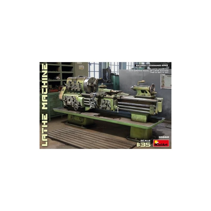 Mini Art MA35660 1/35 Scene Accessory, General Purpose Lathe, Plastic