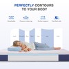 Gelsea 6 Inch Twin Gel Cooling Memory Foam Mattress, Pressure