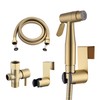 Senhozi Stainless Steel Bidet Sprayer for Toilet, Gold Finish with