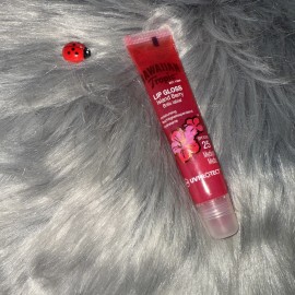 Hawaiian Tropic NEW Hawaiian Tropic Island Berry SPF 20 Sheer Pink Lip Gloss No Box