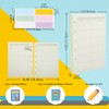 A7 Planner Refill,4 Packs per Set, Monthly Plan Paper, A7
