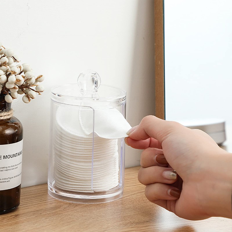 Cotton Bud Holder Cotton Pad Holder Cotton Pads Container Box
