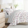 LINENS & HUTCH Bedding Bundle, Patterned Microfiber Comforter Set and