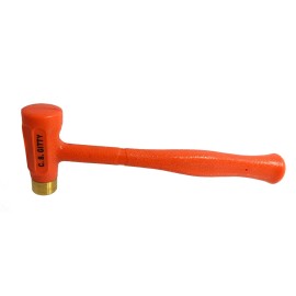 C. B. Gitty 24-ounce Dual-Head Dead Blow Hammer - Brass & ABS heads - Great for Gunsmiths