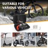 OPSOOPI Motorcycle Lock, Disc Brake Lock with 130DB Alarm, Heavy