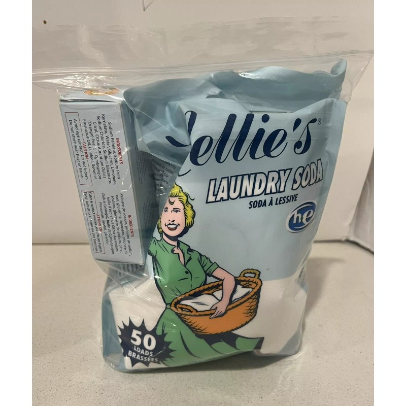 WOW Nellie's 100 Load Laundry Soda with Wow Stick-NEW
