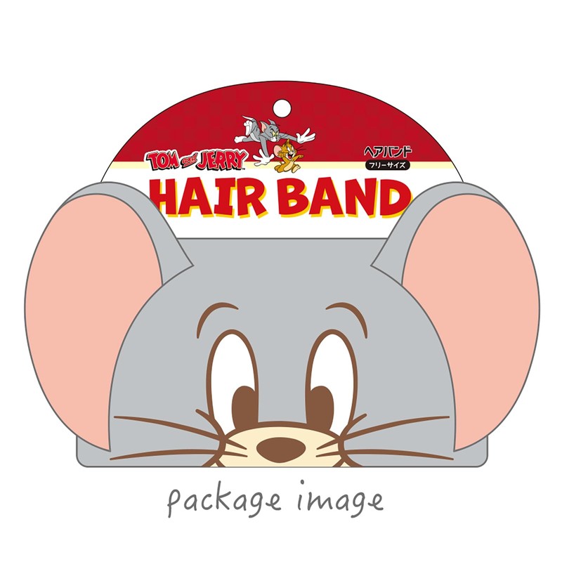 T'S Factory TJ-5537481TF Tom & Jerry Taffy Thick Gray Headband