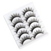 5 Pairs False Eyelashes Natural Fake Eyelashes Fluffy Hand-made Eyelashes