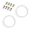 Wendry Tubo de Teflón PTFE (2 PCS), Adaptador Rápido PC4-M6