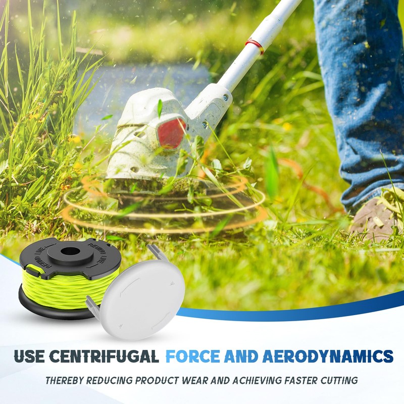CHIHOLEN Pack of 4 Grass Trimmer Line Spool Compatible with