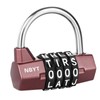 NBYT Letter Combination Padlock, Gym Changing Cabinet, School Wardrobe, Storage