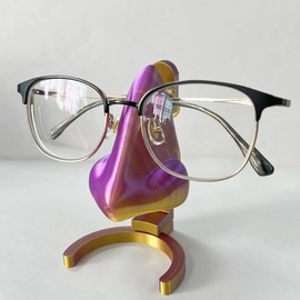 ARFUKA Glasses Holder Funny Glasses Stand Sunglasses Stand Nose Shaped Glasses Rack Display Stand Home Office Desk Decoration