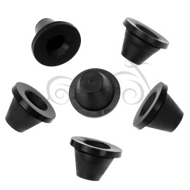 Unbranded 6PCS Rubber Side Cover Grommets For Harley Road King Electra Glide FLHTC FLHTCU