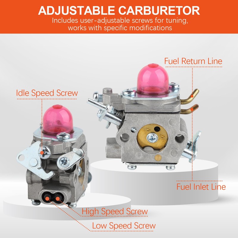 Carburetor Air Filter Kit for Husqvarna 130L 330LK 130C String