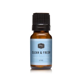 P&J Trading Fragrance Oil for Diffusers for Home - Clean & Fresh 10ml Fragrance Scents for Candle Making - Soap Making Supplies & Car Diffuser Scents