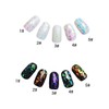Mikinona 5pcs DIY Nail Art Foils Glass Stencil Stickers for