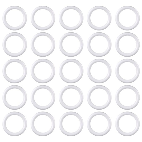 COHEALI Foam Wreath Ring 30Pcs Round Foam Wreath Circle DIY