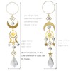 KEINIA Suncatchers Hanging Crystals for Windows, Sun,Moon and Star Hanging
