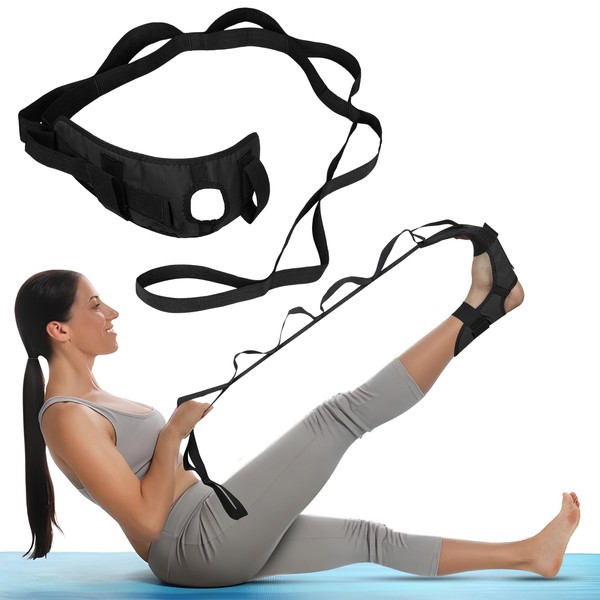Premium Foot and Calf Hamstring Stretcher for Plantar Fasciitis Yoga