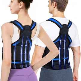 Back Support Belt Posture Correction for Men Women Back Straightener Posture Correction Belt Adjustable Posture Trainer Back Strap