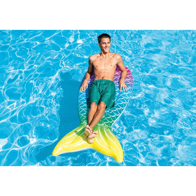 Intex 58788EP Mermaid Tail Pool Float, 70in x 28in x