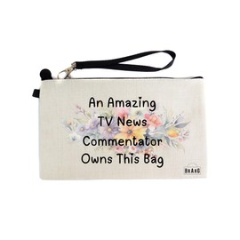 Gifts or Presents for TV News Commentators, an Amazing TV News Commentator Owns This Bag, Cosmetic Bags, Pencil Case - cb1280