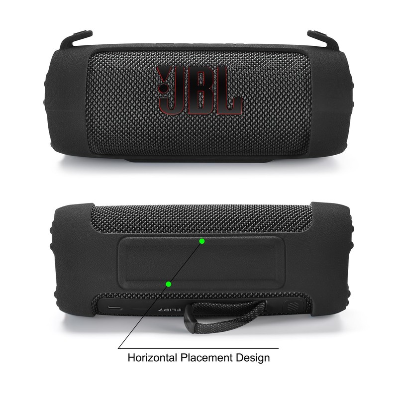 Carrying Silicone Cover Case Compatible with JBL Flip 7 Portable